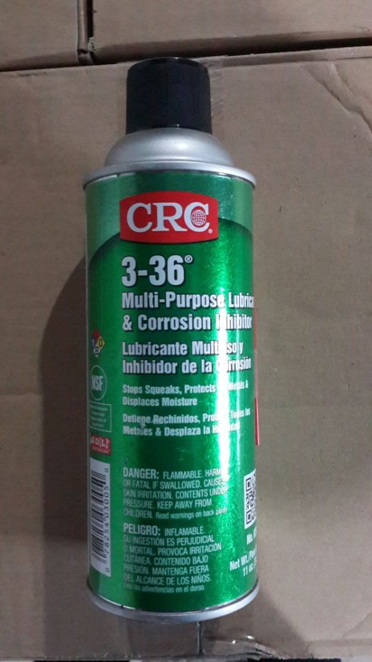 供应CRC3-36 工业级润滑防锈剂 本产品是一种多功能，对塑料无害的精密润滑剂，渗透剂和防锈剂。产品特有的粘度使其能够