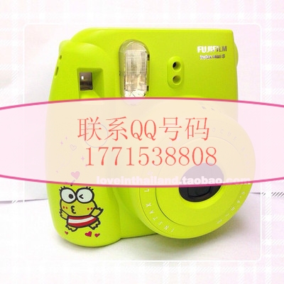 供应mini8拍立得相机批发香港富士绿色大青蛙 泰国款