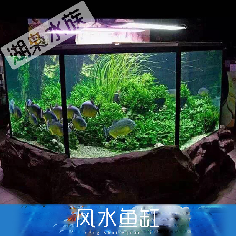 供应风水鱼缸 欧式风水鱼缸 树脂风水鱼缸 圆柱形风水鱼缸