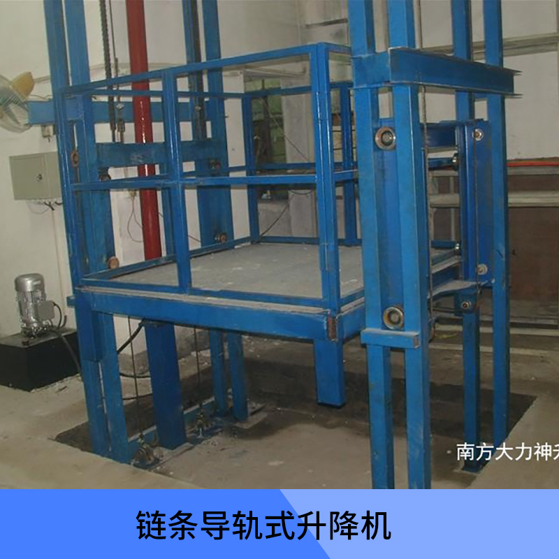 广州金卓立机械供应链条导轨式升降机 非剪叉式液压升降平台