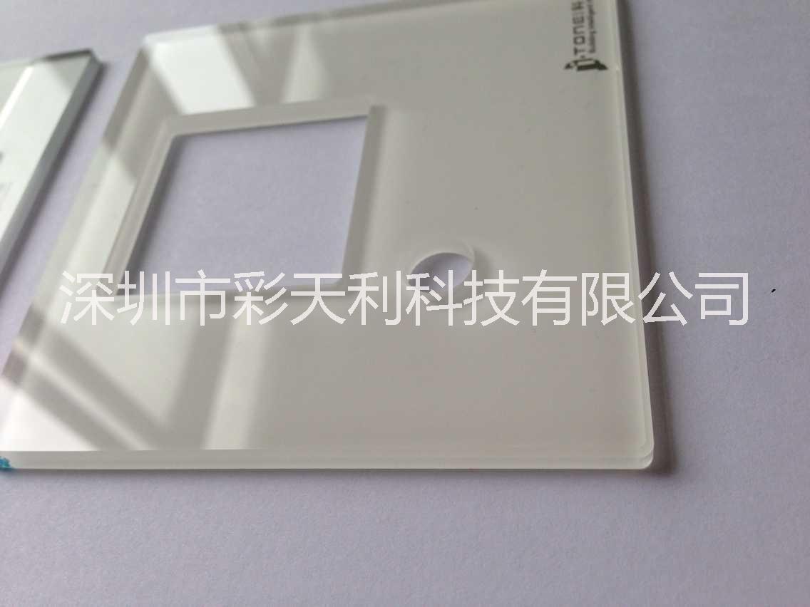 供应用于安防电子产品的亚克力PC镜片面板视窗镜面图片