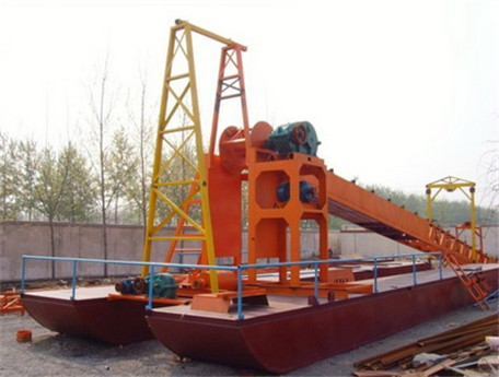 供应水上矿选采金设备 移动采金船