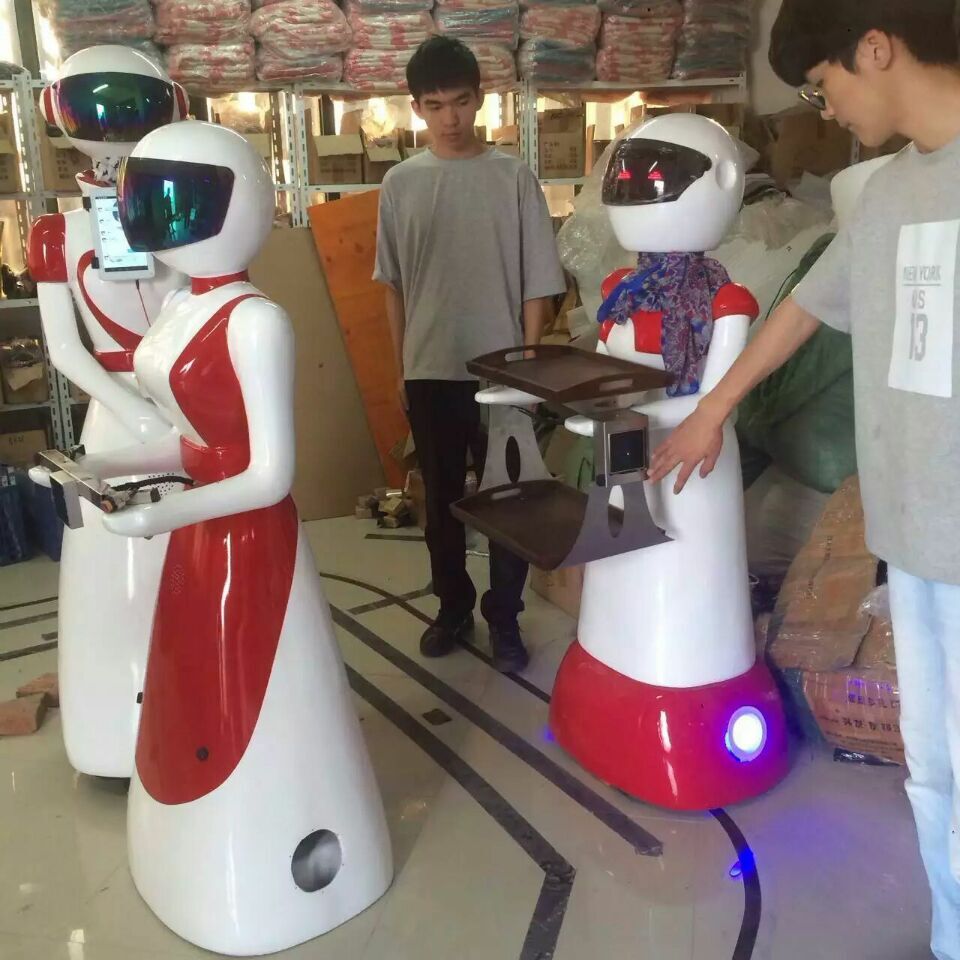 供应用于餐厅送餐的未来餐厅机器人送餐传菜成为主流图片