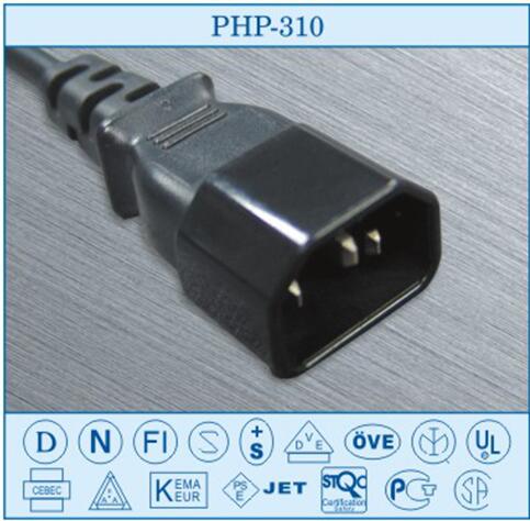 供应用于家用电器|厨房电器的日本PSE认证电源线插头图片