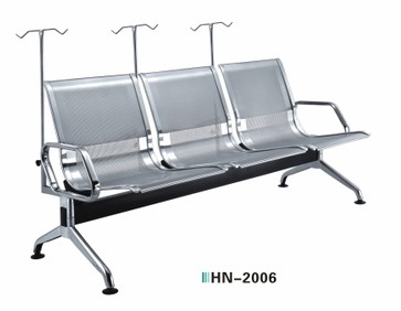 排椅不锈钢输液椅候诊室医用点滴输液椅三人位连排椅批发图片