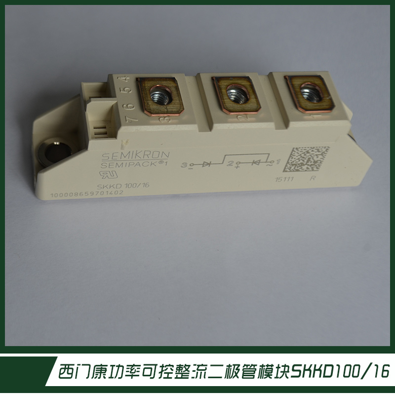 西门康功率可控整流二极管模块SKKD100/16  西门康功率可控硅模块生产厂家图片