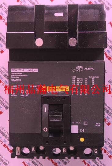 供应美商实块SQDUARE-DI-LINE塑壳断路器SFA3020图片