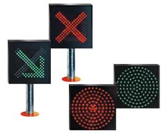 车道通行灯|led信号灯红叉绿箭 深圳如晖科技生产