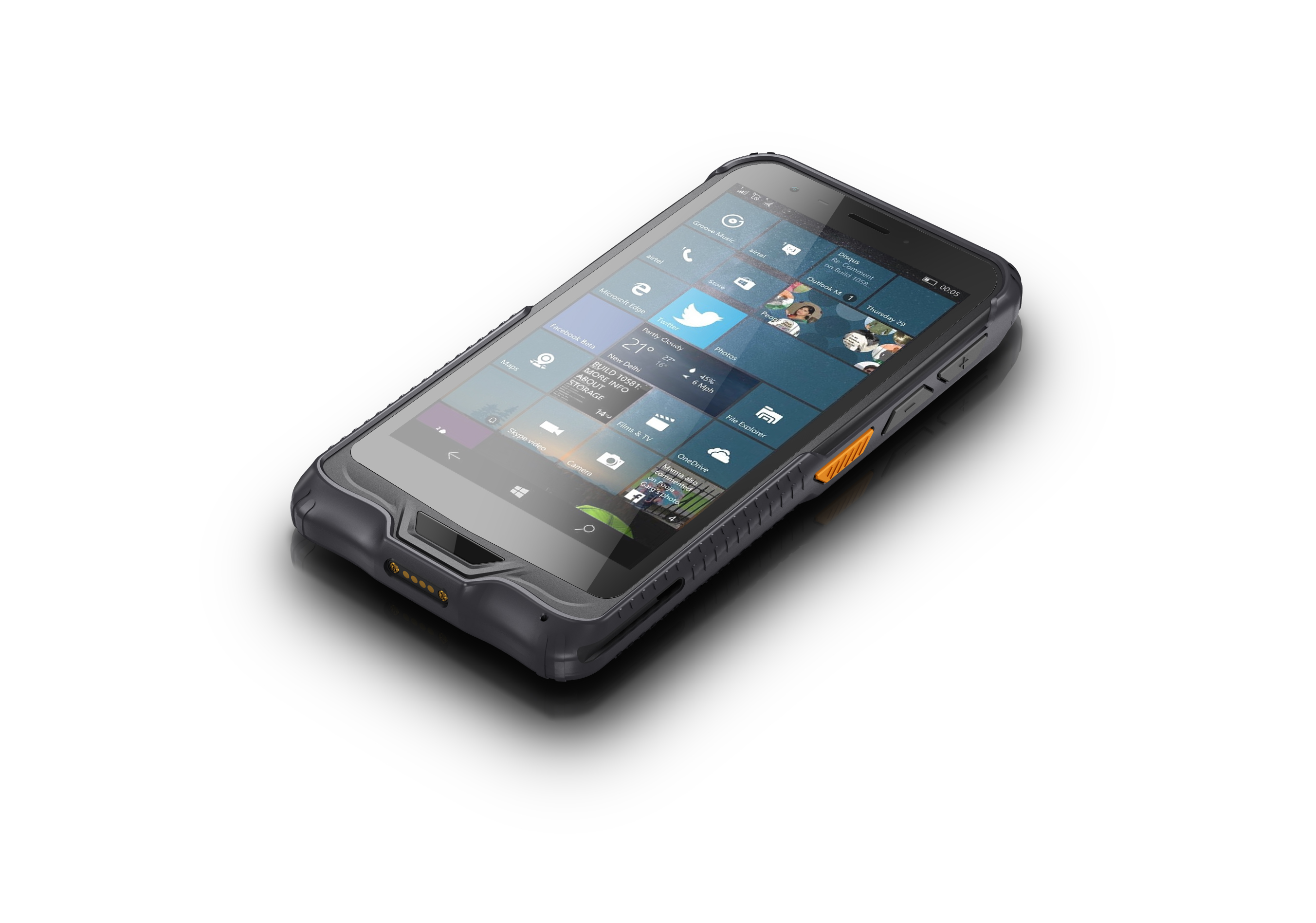 IP67三防6寸智能手持终端PDA，安卓/win10手持机支持RFID/GPS/条码扫描