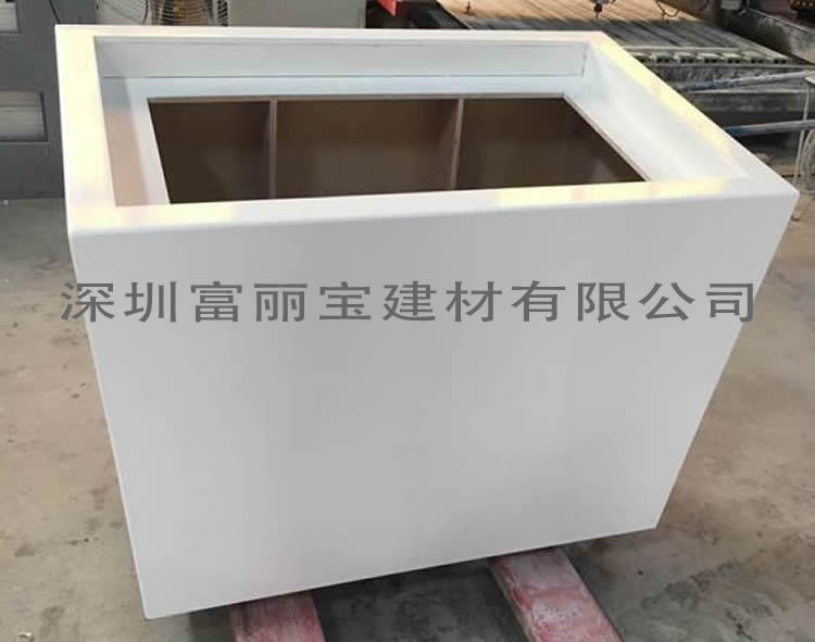 供应用于教育的深圳纯白人造石演讲台 讲师台定制