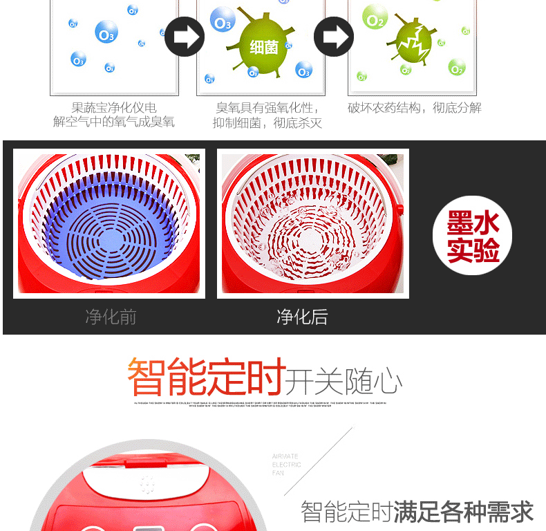 供应果蔬宝净化仪 RZ-06A-1 锐智蔬果清洗机  锐智活氧机 洗菜机什么牌子好  洗菜机十大品牌   洗菜机有用吗