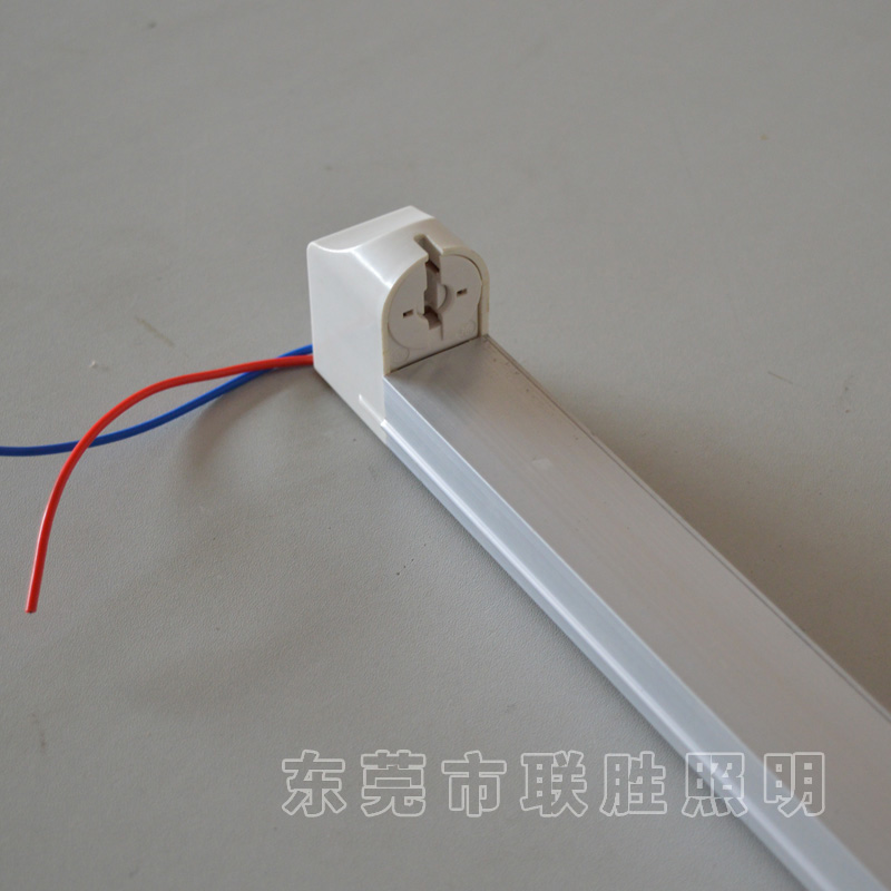 供应亚光铝支架1.8米LED支架易安装LED灯架 长度定制T8铝支架