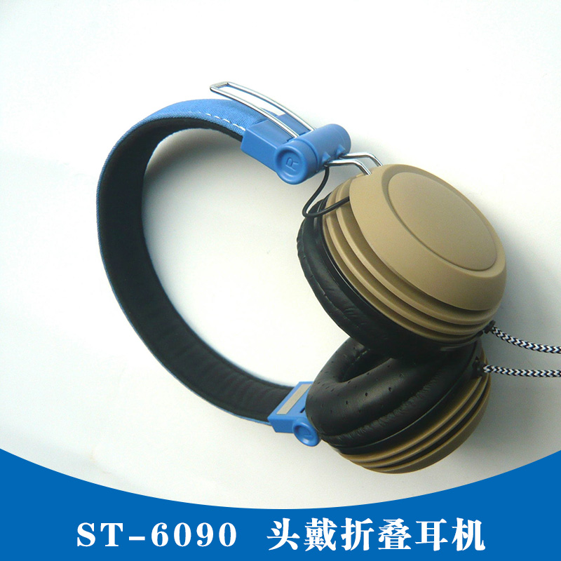 ST-6090头戴折叠耳机 头戴耳机 头戴教学折叠耳机 深圳ST-6090 头戴折叠耳机