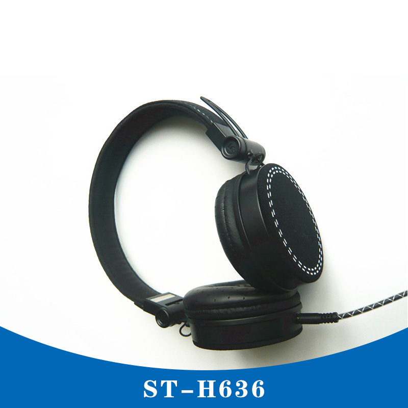 ST-H636头戴耳机麦克风 折叠头戴式耳机麦克风 头戴耳机