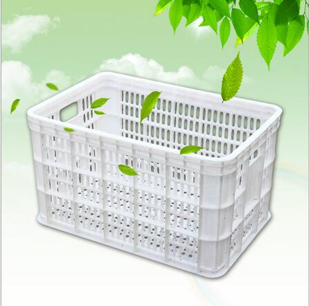 食品级水果蔬菜网格塑料箱收纳箱整理箱水果周转箱图片