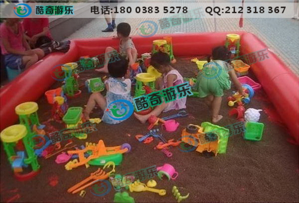 郑州市儿童充气沙池价格决明子充气水池摸厂家