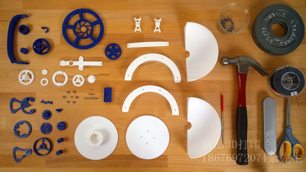 塑胶手板模型定制手板模板3D打印图片