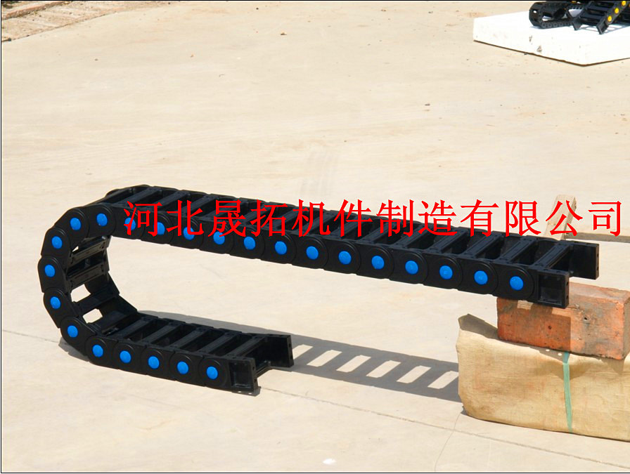 生产高质量承重型塑料拖链桥式封闭式规格齐全现货供应图片