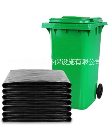 物业保洁垃圾袋50*60cm 武汉垃圾袋优质生产厂家直销 黑色平口垃圾袋50*60cm