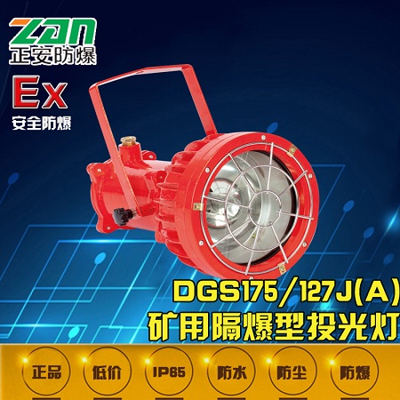 矿用隔爆型LED机车照明信号灯DGC175/127投光灯