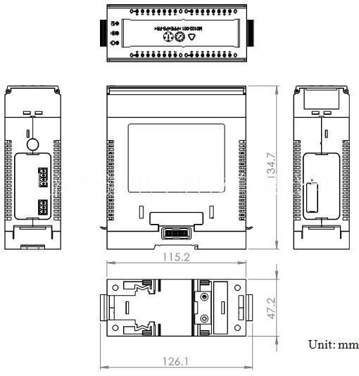 敏捷模块 W-M1B103 8通道通用隔离模拟量输入模块 8通道通用模拟量数据采集模块