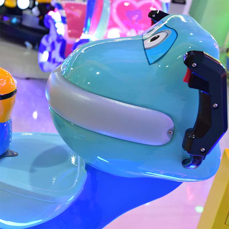新款电玩城大型游戏机游乐设备儿童脚踩单车电动欢乐自行车游艺机