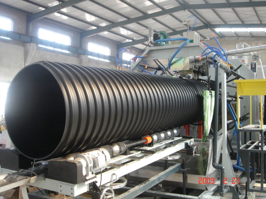 甘肃厂家供应HDPE钢带增强螺旋 供应HDPE钢带增强螺旋波纹管