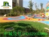 海南三亚海绵城市建设彩色透水混凝土养护施工要点图片