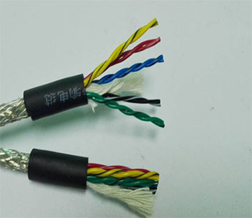 双绞带屏蔽拖链电缆 屏蔽信号电缆