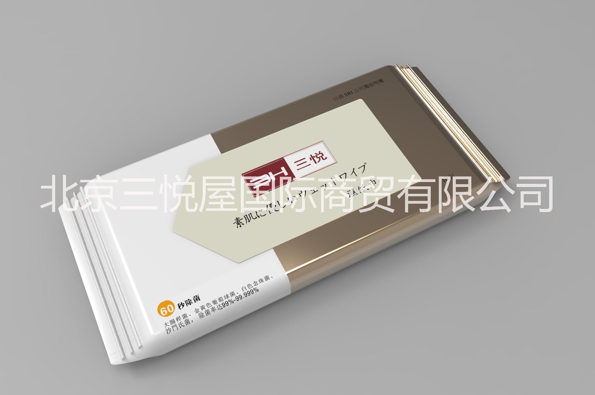 台湾进口除菌湿纸巾无机纳米锌离子图片