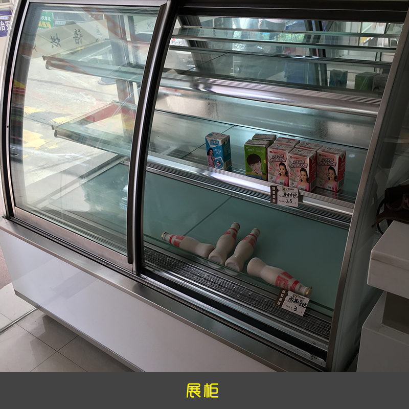展柜 面包糕点展示柜 食品保温展柜 不锈钢玻璃展柜 广东二手展柜