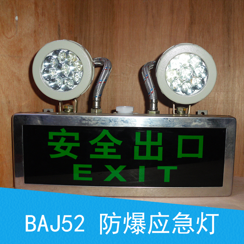 BAJ52 防爆应急灯 led防爆应急照明灯 安全出口双头应急灯 防爆消防应急灯图片