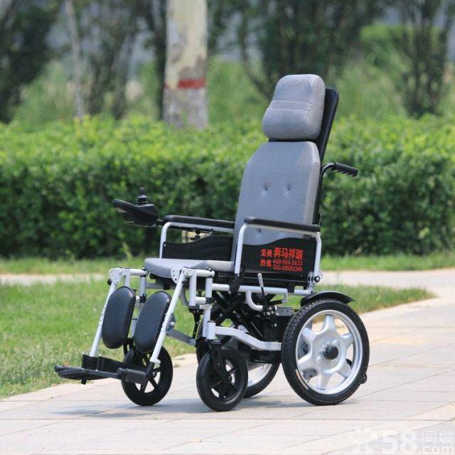 上海遥森电动轮椅BM-6001B折叠电动轮椅抬腿电动轮椅平躺电动轮椅车图片
