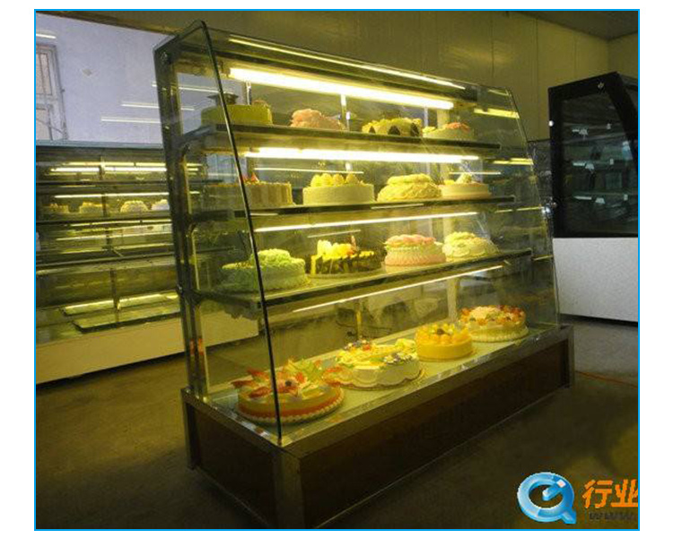 台式蛋糕柜出租 食品展示柜租赁 圆弧直角蛋糕柜 广州蛋糕冷藏柜出租