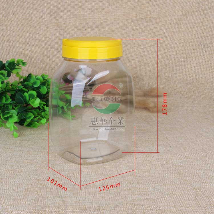 透明塑料瓶广州惠华PET透明塑料瓶订做容量380ML各种规格可订做