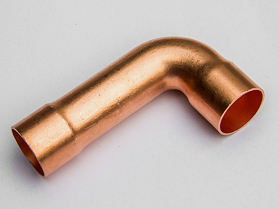 供应、定制空调铜管紫铜弯头管件图片