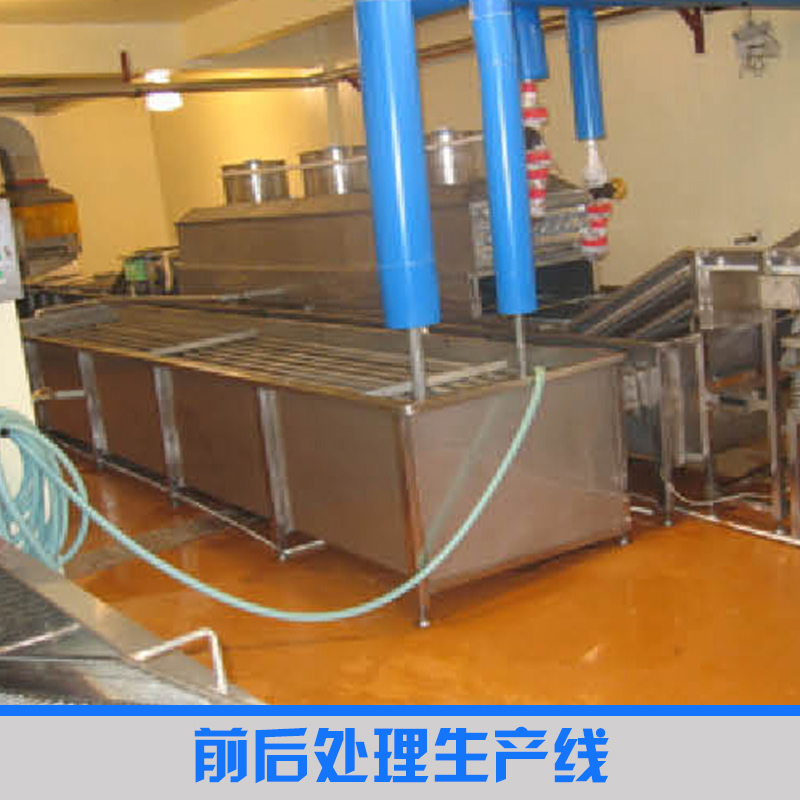 绍兴市前后处理生产线厂家前后处理生产线 冰水冷却机 滚筒式烧毛机 豆芽孵化桶 毛豆生产线 常温冷却机