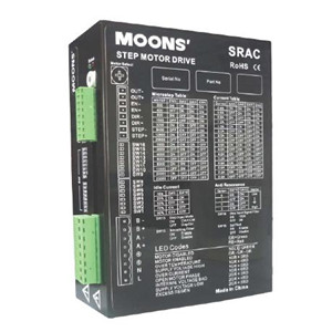 两相交流步进驱动器SRAC8 鸣志MOONS驱动器: 8.0A(Peak), 输入电压：80-265VAC图片