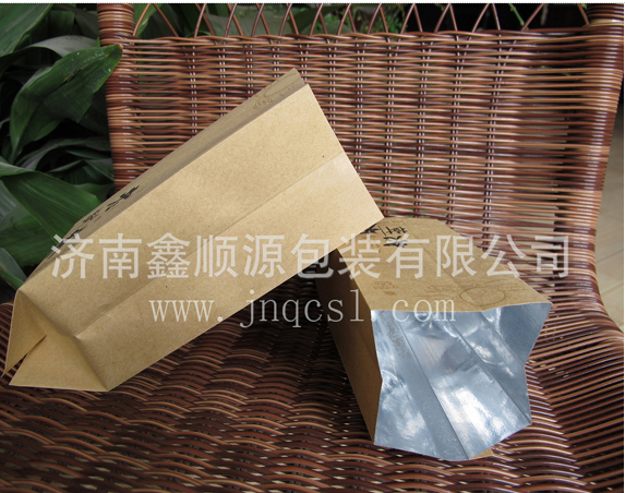 茶叶袋、尖底牛皮纸复合袋厂家生产批发