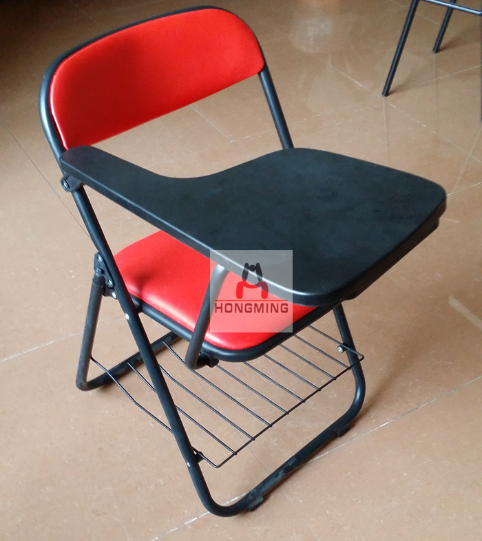 皮椅，带写字板培训椅 折叠椅 会议椅 职员椅 供应厂家直销皮椅，带写字板培训椅