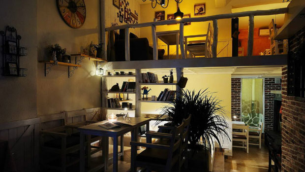 深圳市夏洛克之约咖啡店设计，咖啡厅装修厂家