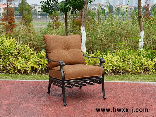 户外铸铝沙发椅组合防雨