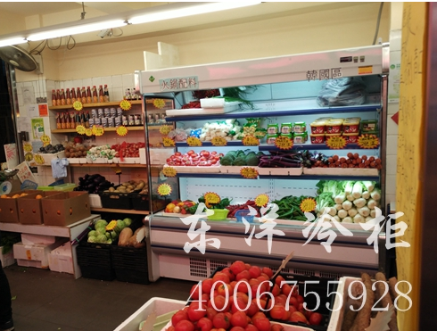东洋商用水果蔬菜冷藏保鲜风幕柜