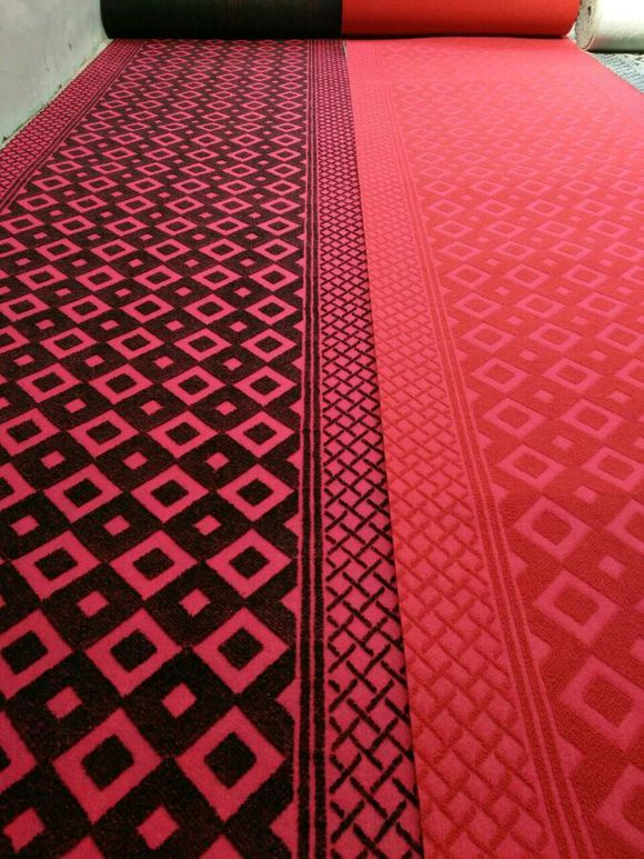拉绒提花地毯 走廊地毯 婚庆地毯