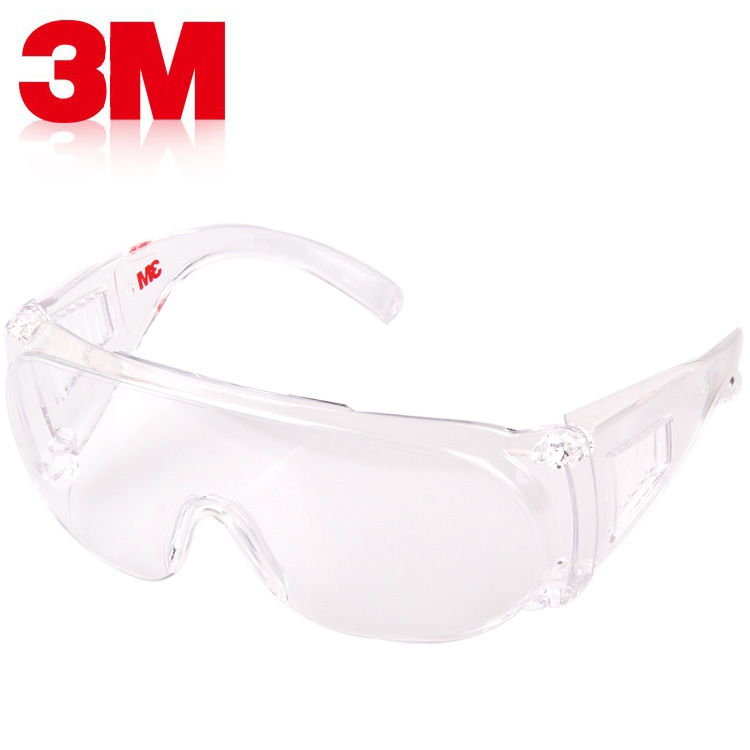 3M1611HC访客防护眼镜防刮擦护目镜通气骑行防护眼镜图片
