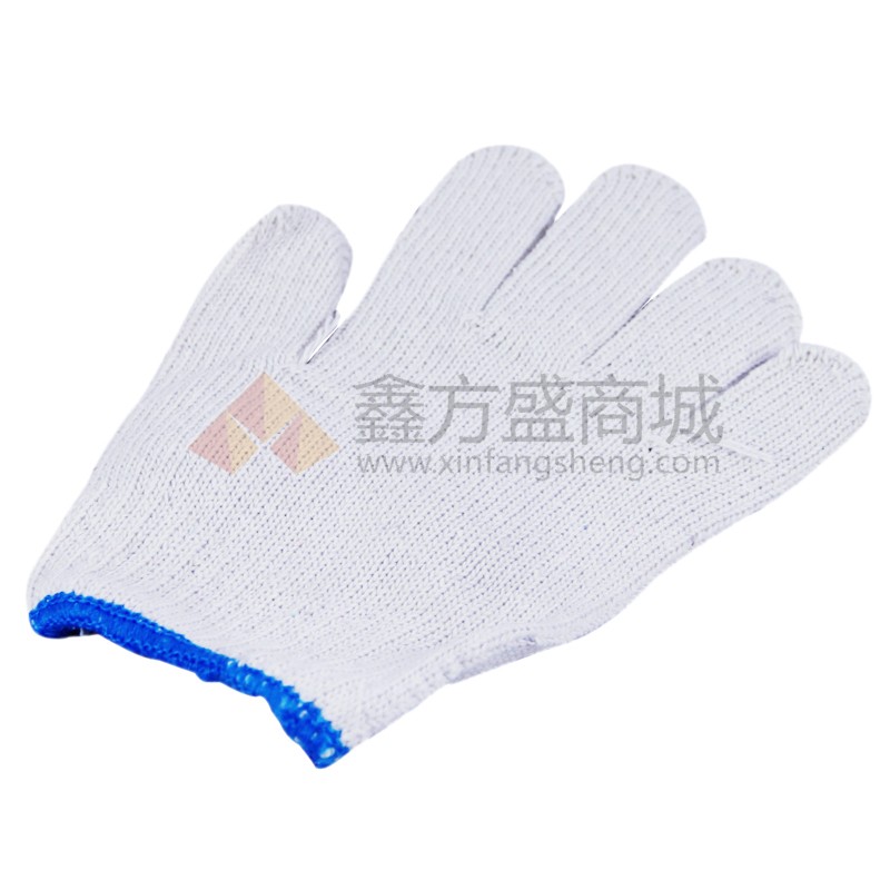 北京市赫力斯（HELISI）线手套厂家赫力斯（HELISI）线手套(十支纱电脑织) 加厚蓝边
