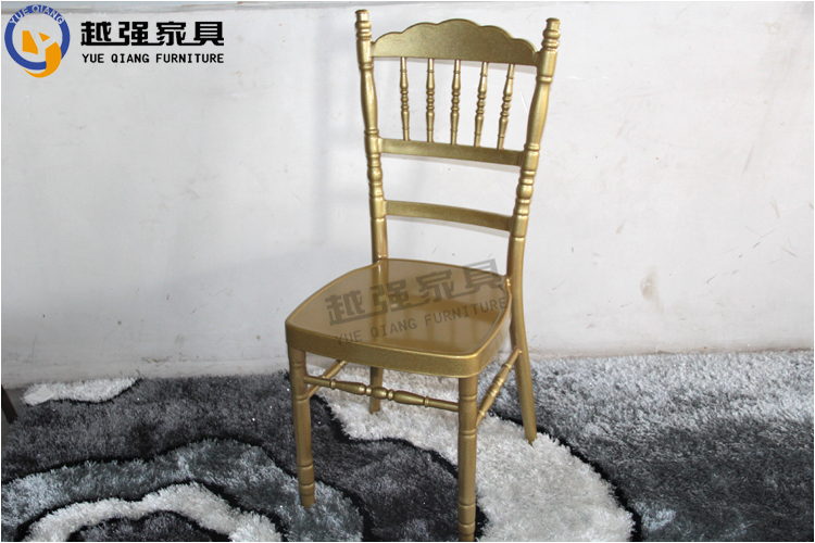 高档铝合金城堡椅厂家直销金属竹节椅古堡椅 婚庆宴会餐椅