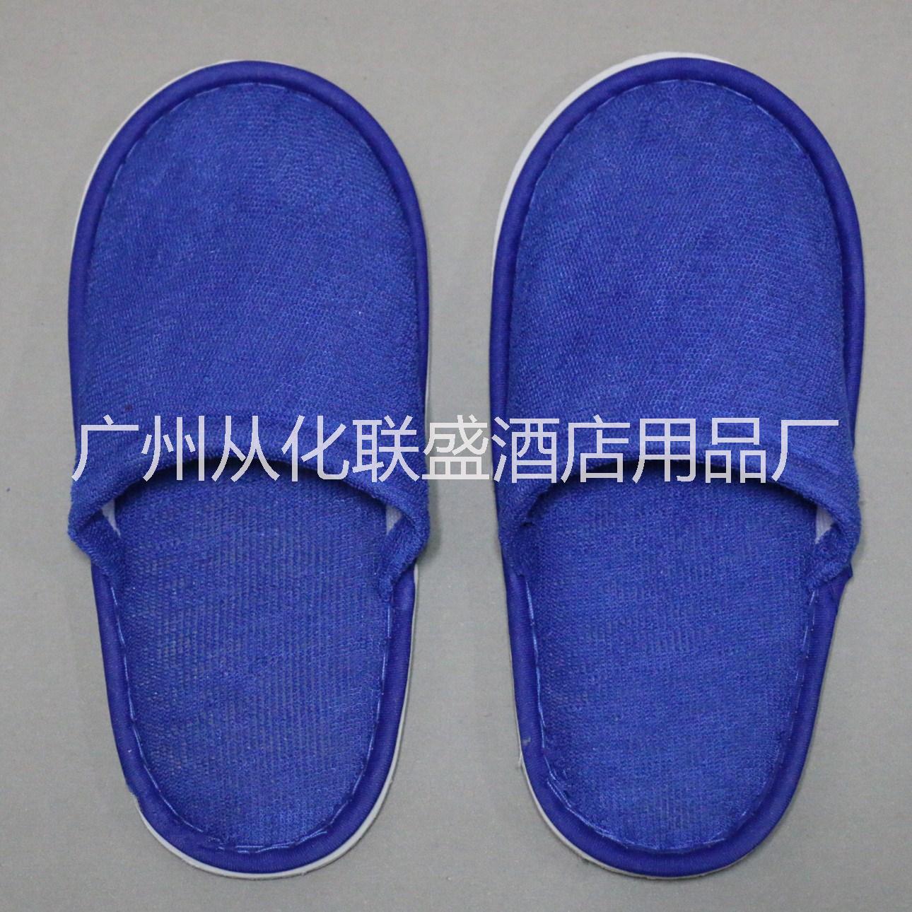厂家直销一次性蓝色拖鞋 可定制logo