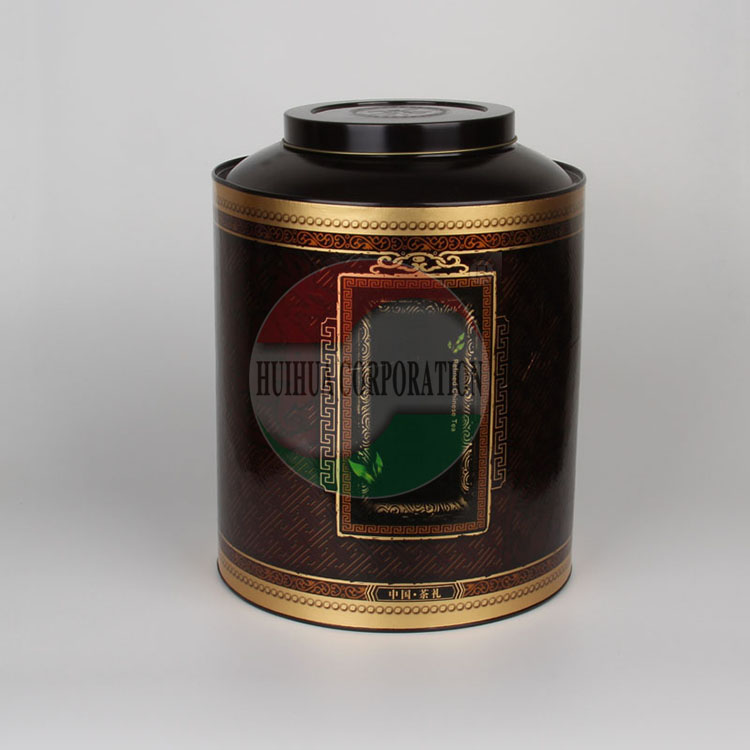 复合纸罐QS食品纸罐厂家 定制双盖茶叶包装罐   复合纸罐 大红袍茶叶纸罐