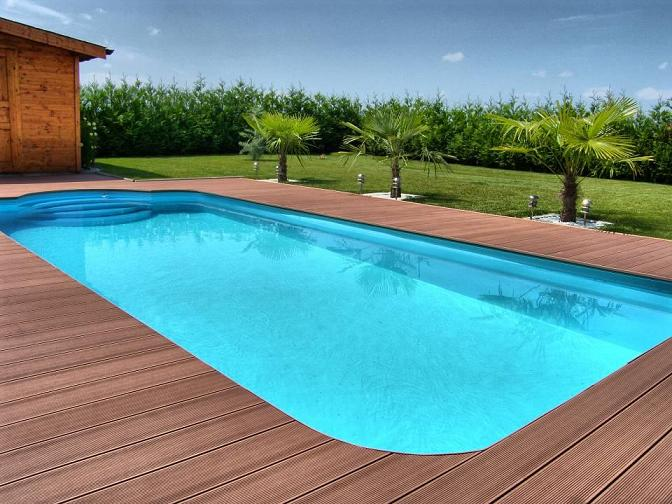 扬州小区配备设游泳池专用塑木地板